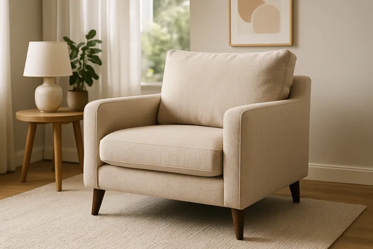 Een comfortabele en stijlvolle keuze: ontdek de beige fauteuil van Hoogenboezem